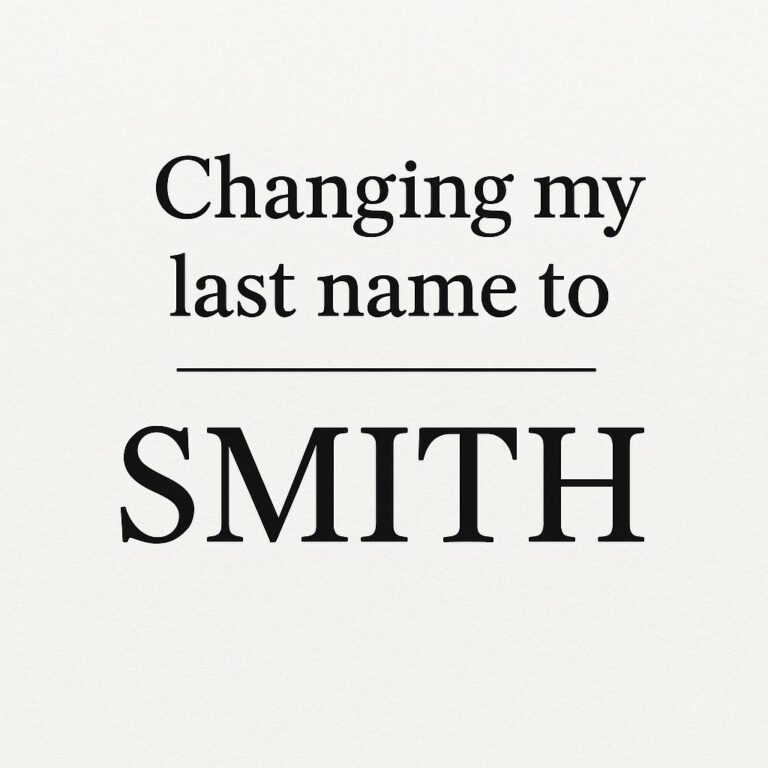Should a Wife Change Her Last Name?